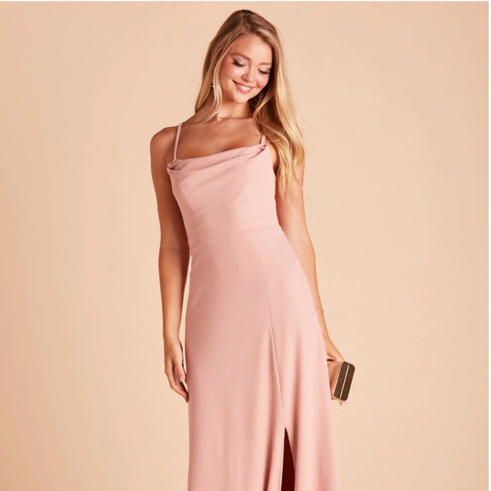 Birdy Grey Ash Crepe Dress - Dusty Rose - Size M